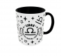 Kubek Znaki Zodiaku Horoskop Astrologia v7 Libra Waga black
