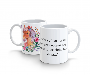 Kubek 300ml dla Miłośników Koni Koń Konie v7