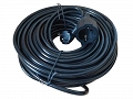 Alien Kabel przedłużacz 3x2.5mm cu czarny black Schuko 30m - Cablu prelungitor 3x2.5mm cu cupla 30m Alien negru 