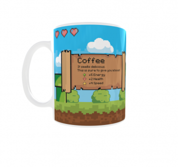 Kubek 300ml Kawa Pixele PixelCaffee Gra