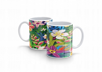 Kubek 300ml Floral Kwiaty - Florystyczny Kubek