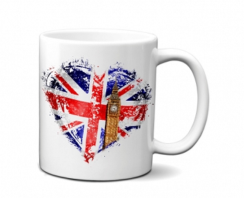 Kubek 300ml I Love UK Anglia Londyn v15