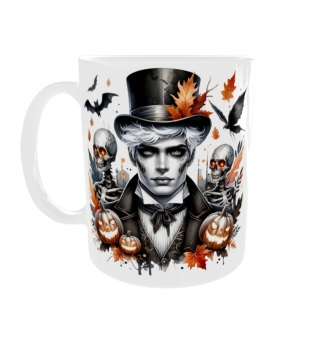 Kubek 330ml HALLOWEEN Duch Dynia Duszek Jesień Duchy Prezent v23