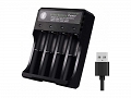 Ładowarka Incarcator 4 acumulatori litiu USB