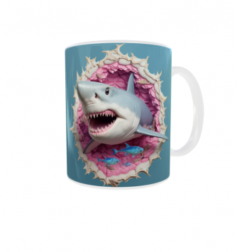 Kubek 300ml Kolekcja 3D v1 Rekin