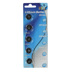 Zestaw baterii 3V CR1632 PKCELL set 5buc - 5 sztuk