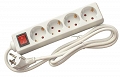 Alien listwa zasilająca przedłużacz 4 gn socket 10m /3x1.5mm2 cu/ Schuko - Prelungitor 4cai 10m 3x1.5mm2 cu intr Alien 