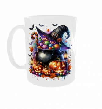 Kubek 330ml HALLOWEEN Duch Dynia Duszek Jesień Duchy Prezent v1