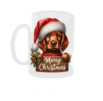 Kubek dla Psiarzy Pies Merry Christmas Święta Boże Narodzenie v3