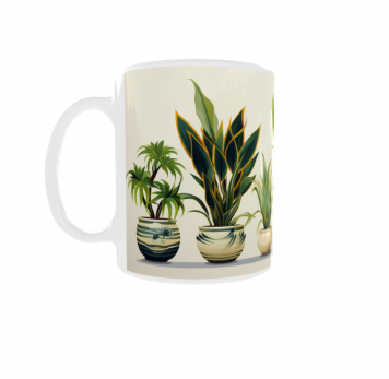 Kubek 300ml Kwiaty domowe Rośliny Roślina Plants
