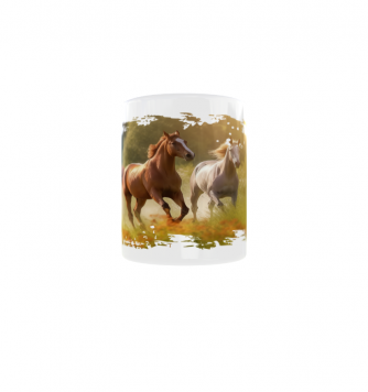 Kubek 330ml dla Miłośników Koni Koniara Koń Konie Horse v3