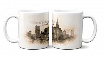 Kubek 300ml Stolica Warszawa Polska Panorama