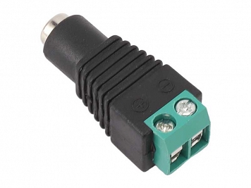 Adaptor BNC 5.5x2.5 mama cu prindere