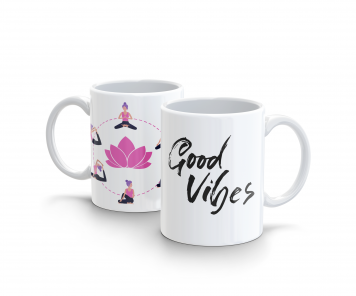 Kubek 300ml Joga Namaste Yoga Time v3