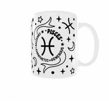 Kubek Znaki Zodiaku Horoskop Astrologia v8 Pisces Ryby