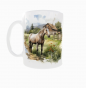 Kubek 300ml Konie akwarele Koń Horse wieś v1