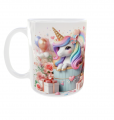 Kubek 330ml Jednorożec Unicorn Pink tęcza Konik Jednorożec Prezent v4