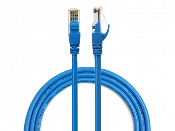 Cablu UTP cu mufe 3m albastru