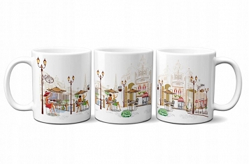 KUBEK 300ml Caffee De Paris v1 Paryż JetJet