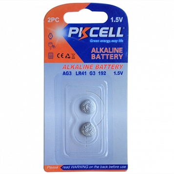 Bateria AG7 alcalina PKCELL Zestaw  2 szt.