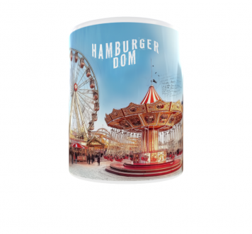 Kubek 330ml NEW Wakacyjne Podróże Hamburg DOM Niemcy