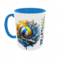Kubek 330ml Volleyball Siatkówka Siatka Siatkarz Siatkarka v2 niebieski