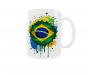 Kubek Barwy Narodowe Flaga Godło Państwa Brasil Brazylia