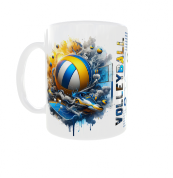 Kubek 330ml Volleyball Siatkówka Siatka Siatkarz Siatkarka v2