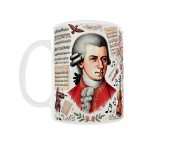 Kubek 300ml Muzyka Klasyczna Wolfgang Amadeus Mozart