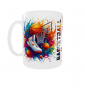 Kubek 330ml Basketball Koszykówka Kosz Piłka v2