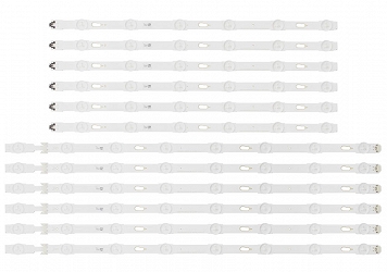 Listwy  Led  leduri Samsung 55inch 6x6led+6x8led Zestaw 12buc