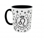 Kubek Znaki Zodiaku Horoskop Astrologia v6 Leo Lew black