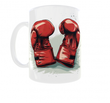 Kubek 330ml dla Boksera Box Boks Boxing Ring Rękawice v4