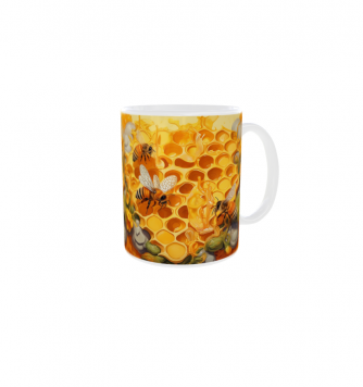 Kubek 300ml Kolekcja 3D v5 Pszczoły Miód Pasieka