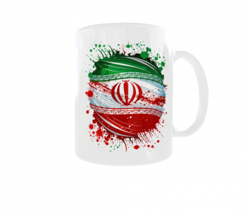 Kubek Barwy Narodowe Flaga Godło Państwa Iran
