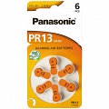 Bateria do aparatów słuchowych Panasonic 13 / PR13 / PR48 - 6 sztuk kpl.