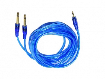 Cablu jack 3.5 stereo la 2x6.3 mono