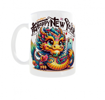 Kubek 300ml Nowy Rok 2024 Dragon Year Rok Smoka v11