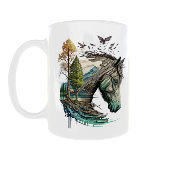 Kubek 330ml dla Miłośników Koni Koniara Koń Konie Horse v7