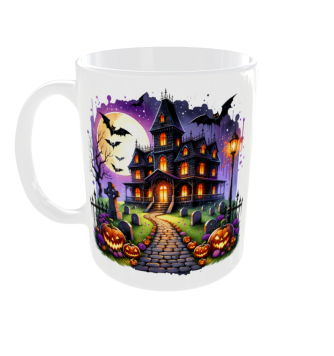 Kubek 330ml HALLOWEEN Duch Dynia Duszek Jesień Duchy Prezent v15