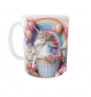 Kubek 330ml Jednorożec Unicorn Pink tęcza Konik Jednorożec Prezent v2