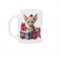 Kubek 300ml Kociarza Kot Kotek Cat Święta Boże Narodzenie v4
