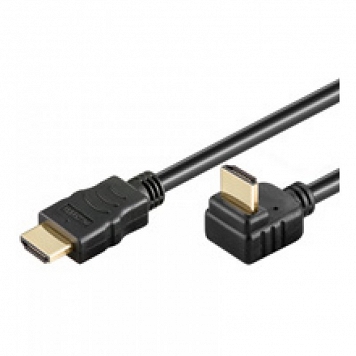 HDMI 19p - 19p 1,5m gold 90 grade