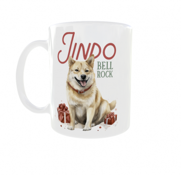 Kubek 300ml Świąteczny dla Psiarzy Psy v11 Jindo Szpic