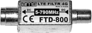 LTE 4G Filter FTD-800 AMS 5-790MHz femaleF-maleF
