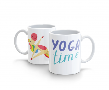 Kubek 300ml Joga Namaste Yoga Time v9