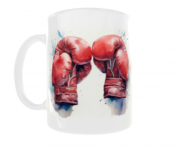 Kubek 330ml dla Boksera Box Boks Boxing Ring Rękawice v7