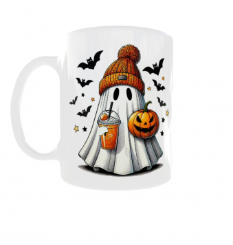 Kubek 330ml HALLOWEEN Duch Dynia Duszek ghost Duchy Prezent v1