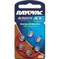 Bateria 312 Rayovac special SET 6 - 6szt/6pcs