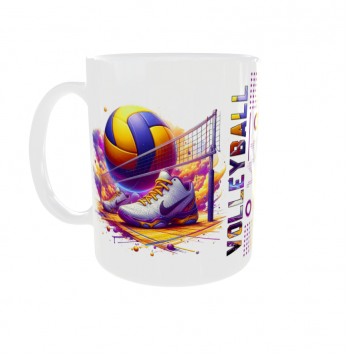Kubek 330ml Volleyball Siatkówka Siatka Siatkarz Siatkarka v1